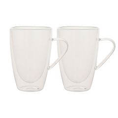 Kruusid DOUBLE 2tk 350ml klaasist topelt