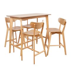 Baarilauakomplekt ROXBY 4-tooliga