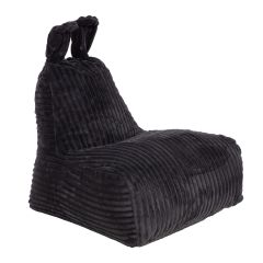 Kott-tool JÄNES 85x80x30/75cm, must