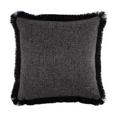 Padi NOELLE 45x45cm, karvase äärega, tumehall