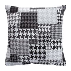 Padi HOLLY 45x45cm, must ja valge
