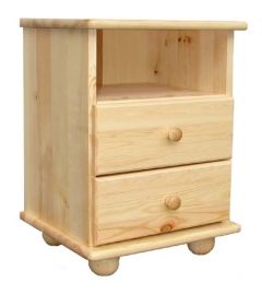 Öökapp Volli 2, 40x37xK56 cm, mänd, naturaalne