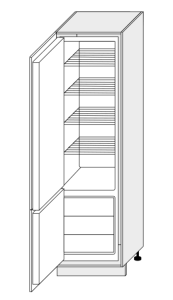 Köögi külmikukapp Optimum 14DL 60, 60x56,5xK207 cm