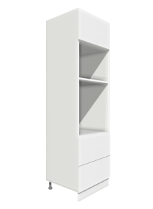 Köögi kõrge ahjukapp D14RU-2A-284, 60x56,5xK207 cm, valge