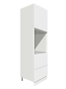 Köögi kõrge ahjukapp D14RU-2A-356, 60x56,5xK207 cm, valge