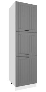 Köögi põrandakapp Lora SPD 6-2357, 60x58xK235,7 cm, hall