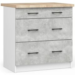 Köögi põrandakapp Olivia S803SZ, 80x46xK82 cm, betoon