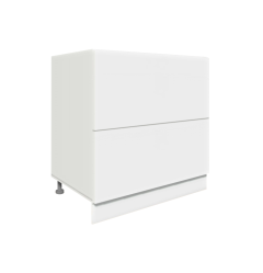 Köögi põrandakapp sahtlitega D2 A-80, 80x50xK82 cm, valge