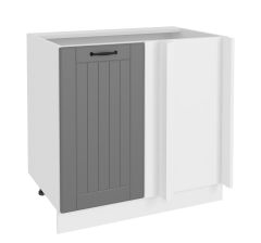 Köögi põrandanurgakapp Lora DPP 105, 85x54xK82 cm, hall, parempoolne