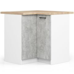 Köögi põrandanurgakapp Olivia S90-90, 90x90xK82 cm, betoon