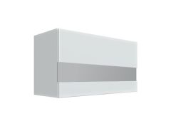 Köögi seinakapp klaasaknaga W4BS 60, 60x32,5xK36 cm, valge