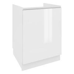 Köögi valamukapp Campari DZ 5, 50x54xK82 cm, valge läikega