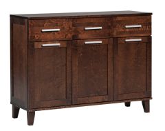 Kummut Elina 33-1, 121x41xK90 cm, tume pähkel