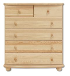 Kummut KD154, 85x42xK92 cm, mänd, naturaalne