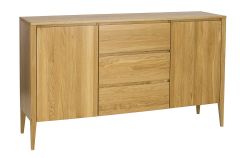 Kummut KD330, 160x43xK95 cm, tamm, naturaalne