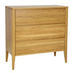 Kummut KD337, 95x43xK95 cm, tamm, naturaalne