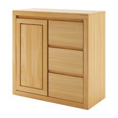 Kummut KD416, 90x41xK90 cm, pöök, naturaalne