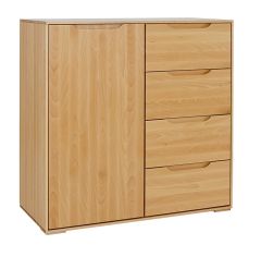 Kummut KD426, 90x41xK88 cm, pöök, naturaalne