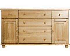 Kummut Mait 13, 165x42xK91 cm, mänd, naturaalne