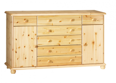 Kummut Marks 7, 157x49xK93 cm, mänd, naturaalne