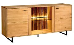 Kummut Tramonto 49, 180,2x49xK84 cm, tamm, õlitatud