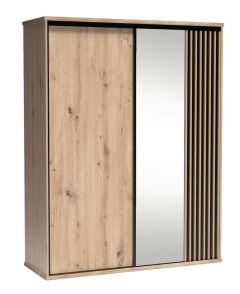 Lükandustega riidekapp Cali C-14, 179x60xK216 cm, artisan tamm