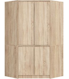 Nurgariidekapp S100 4D, 100x50xK180 cm, sonoma tamm