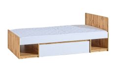 Pesusahtliga voodi Arca AR9, 90x195 cm, wotan tamm- valge