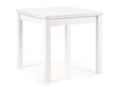 Pikendatav söögilaud Gracjan, 80-160x80xK76 cm, valge