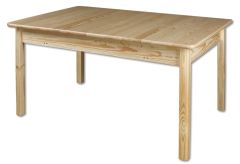 Pikendatav söögilaud ST102, 140-180x90xK75 cm, mänd, naturaalne
