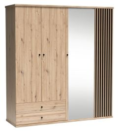 Riidekapp Cali C-24, 200x60xK213 cm, artisan tamm