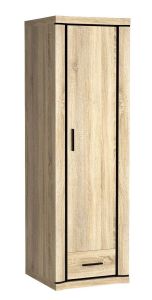 Riidekapp Dallas D-19, 58x59xK192 cm, sonoma tamm