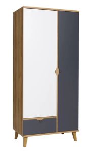 Riidekapp Memone SZ2D1SZ, 90x52xK200 cm