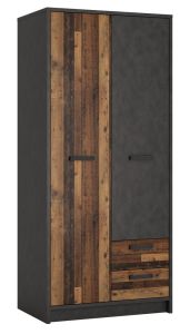 Riidekapp Nubi NUBS01, 87x60xK196 cm