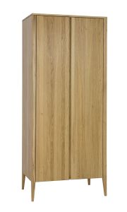 Riidekapp SF351, 90x60xK195 cm, tamm, naturaalne