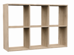 Riiul Malax 2x3, 110x30xK75 cm, sonoma tamm