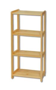 Riiul RG124, 40-80x30xK106 cm, mänd, naturaalne