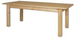 Söögilaud ST107, 200x90xK77 cm, mänd, naturaalne