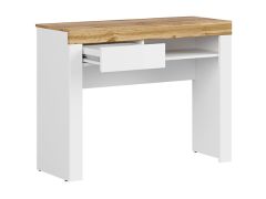 Kirjutuslaud Holten S440-BIU1S-BI / DWO / BIP, 106,2x40xK81,5 cm, valge / tamm / valge läikega
