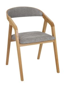 Tool KT385, 53x63xK80 cm, naturaalne tamm, kangas