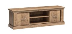 TV-alus Antica A15, 162x42xK50 cm, kraft-zloty