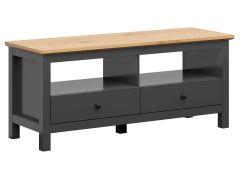 Tv-alus Hesen S515-RTV2S, 137x49xK59 cm, grafiit + käsitöö tamm