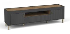 Tv-alus Mossa MO8, 177,2x40xK51,6 cm, must