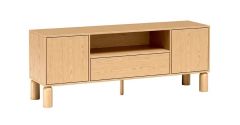 Tv alus Sanden SN-6, 160x40,6xK61,6 cm, Egger tamm
