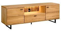 Tv alus Tramonto 25, 180,2x49xK62 cm, tamm, õlitatud