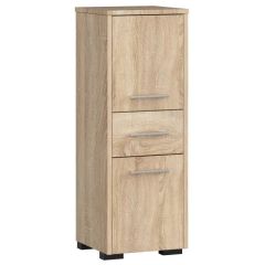 Vannitoa kapp Fin S30 2D 1SZ, 30x30xK85 cm, sonoma tamm