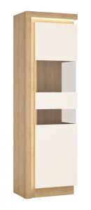 Vitriinkapp Lyon Jasny LYOV03 P, 59,7x42xK198,1 cm, parempoolne