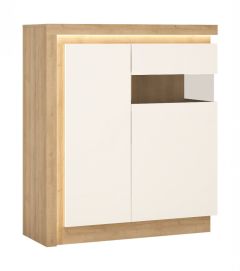 Vitriinkapp Lyon Jasny LYOV04 P, 107,5x42xK123,6 cm, parempoolne