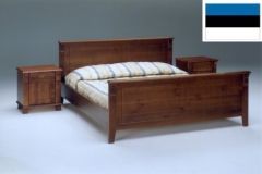Voodi Monaco M-381/2 (160x200), 170x211xK93 cm, tumepruun 38, lakitud