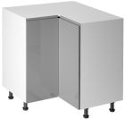 Köögi põrandanurgakapp Aspen2 D90N, hall kõrgläige